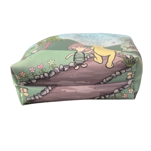 Winnie the Pooh Pastel Scenic Tote Bag - Light Blue EUC 8JT - Picture 3 of 6